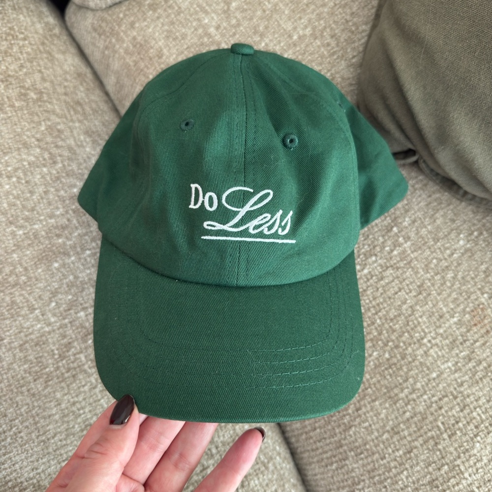 Brand new never worn - green Do Less motel margarita dad hat